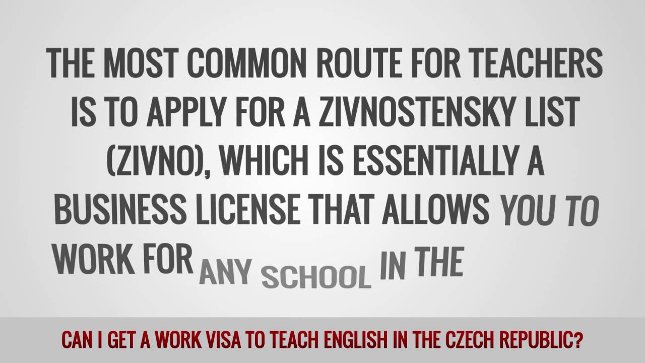 ITTT FAQs – Can I get a work visa to teach English in the Czech Republic?