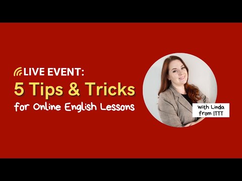 5 Tips & Tricks for Online English Lessons