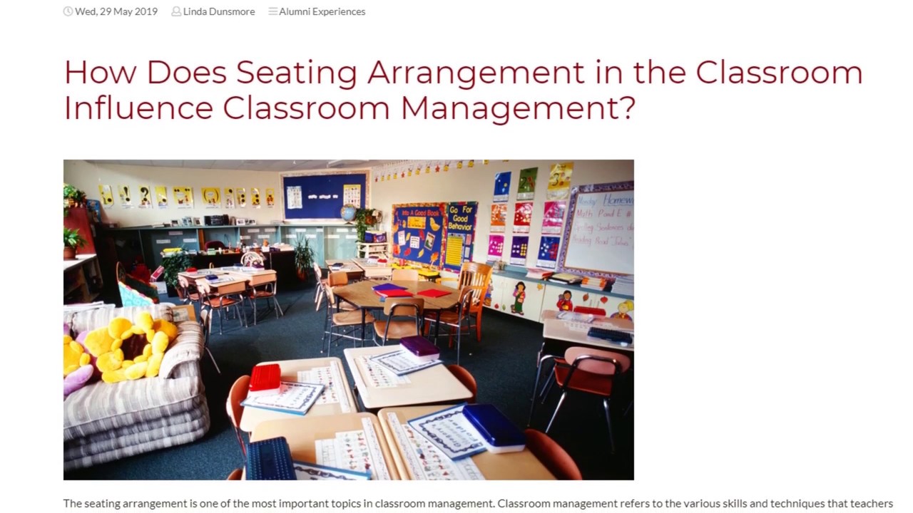 How Does Seating Arrangement in the Classroom Influence Classroom Management? | ITTT TEFL BLOG