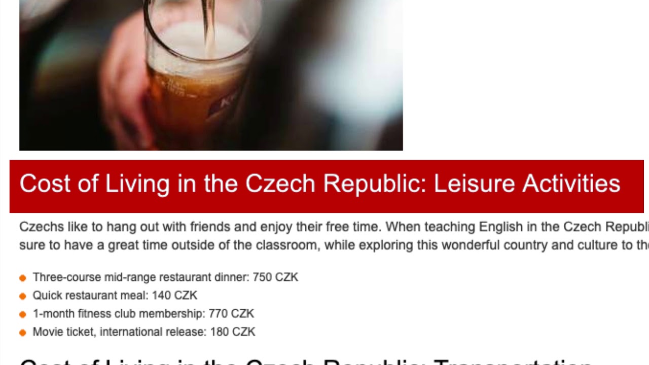 Teaching English in the Czech Republic – The Salary and Budget Guide | ITTT TEFL BLOG