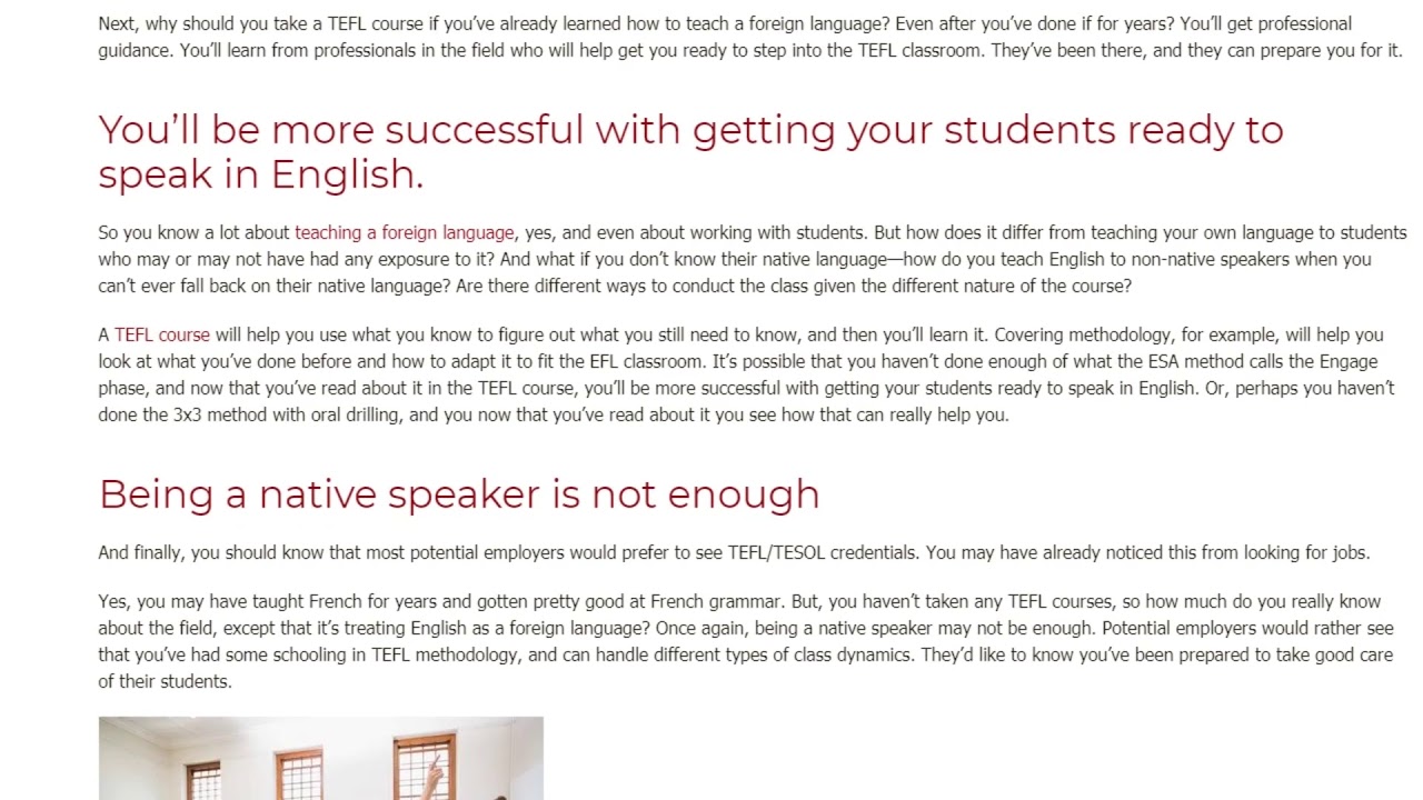 Why complete a TEFL course Why do you need a TEFL course | ITTT TEFL BLOG