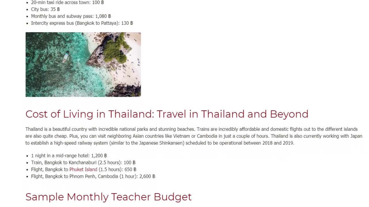 Teaching English in Thailand – The Salary and Budget Guide | ITTT TEFL BLOG