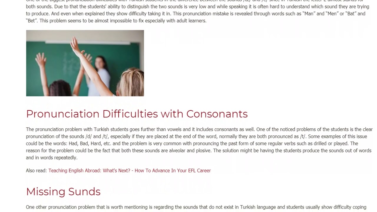 The Most Common Problems Students in Turkey Face When Learning English | ITTT TEFL BLOG