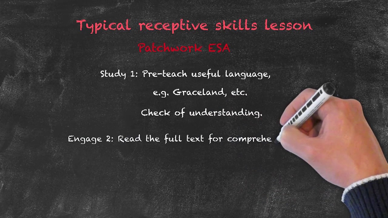 Productive and Receptive Skills in the EFL Classroom – Receptive Skills – Patchwork ESA