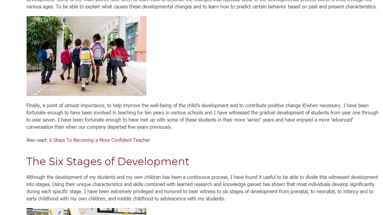 My Experience of Child Development in the Classroom | ITTT TEFL BLOG