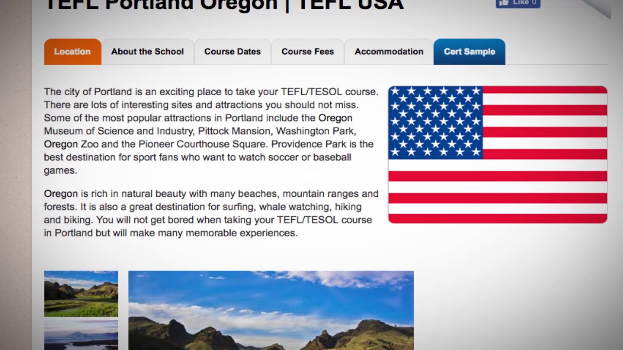 TEFL / TESOL Course in Portland, USA | Teach & Live abroad!