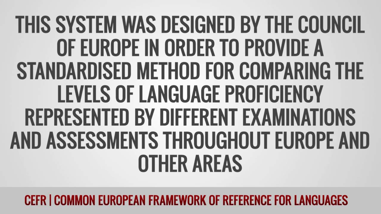 ITTT Glossary – CEFR