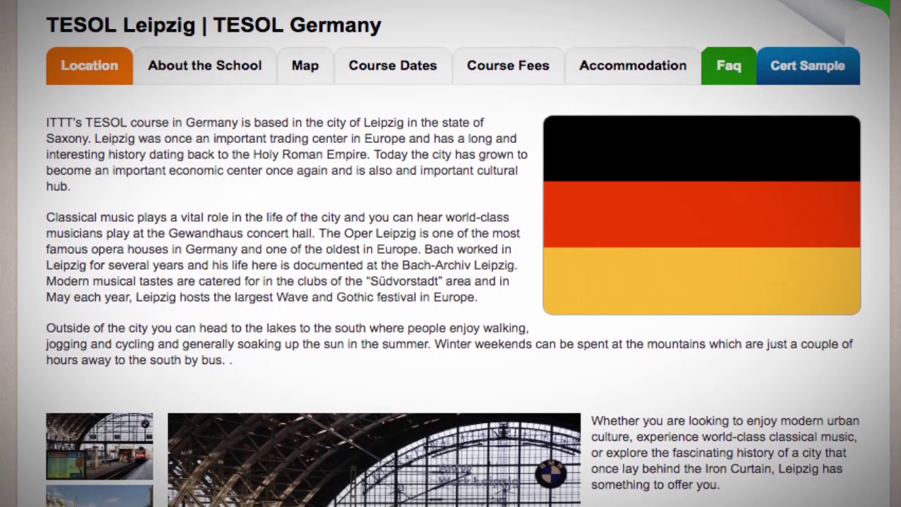 TESOL Course in Leizig, Germany | Teach & Live abroad!