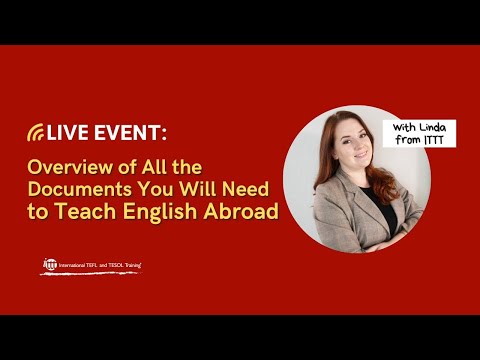 All the Documents You Will Need to Teach English Abroad