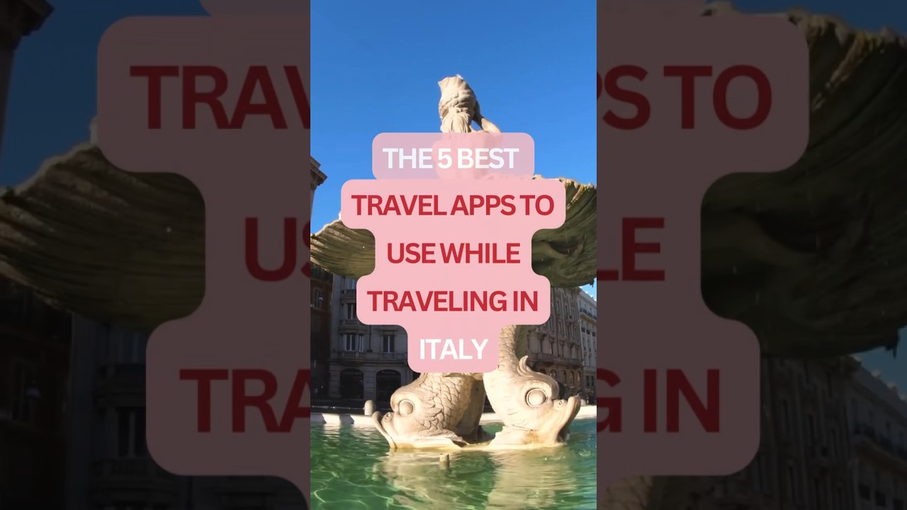 We prepared a list of the top 5 apps that you’ll find helpful while traveling in Italy! 🇮🇹 #italy