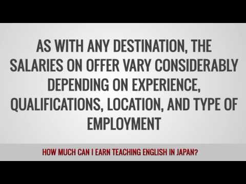 ITTT FAQs – How much can I earn teaching English in Japan