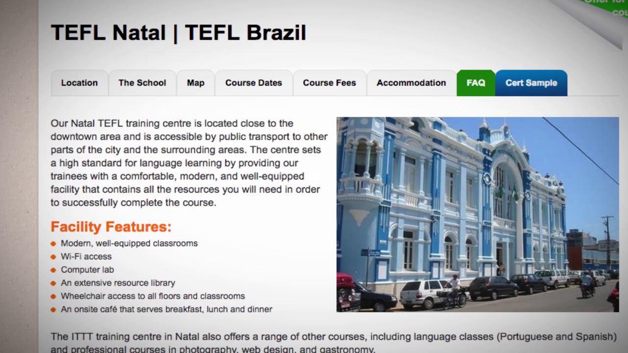 Welcome to Our TEFL / TESOL School in Natal, Brazil | Teach & Live abroad!