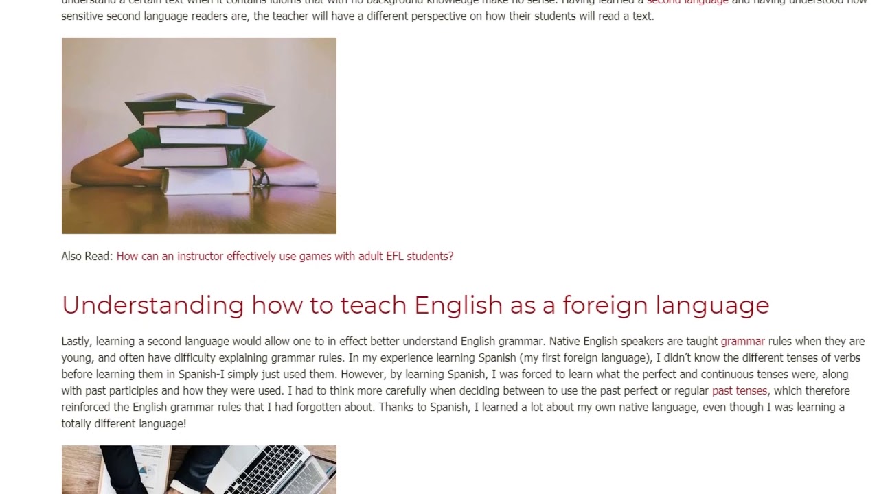 Foreign Language Experience in The Teaching Practice | ITTT TEFL BLOG