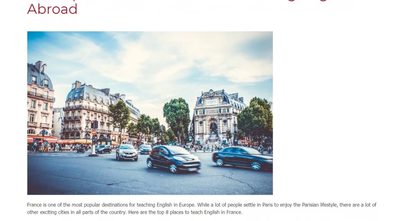 The Top 8 Cities in France For Teaching English Abroad | ITTT TEFL BLOG