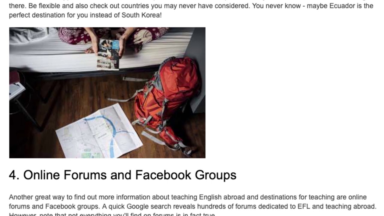 Top 8 Resources for Researching Teaching English Abroad | ITTT TEFL BLOG
