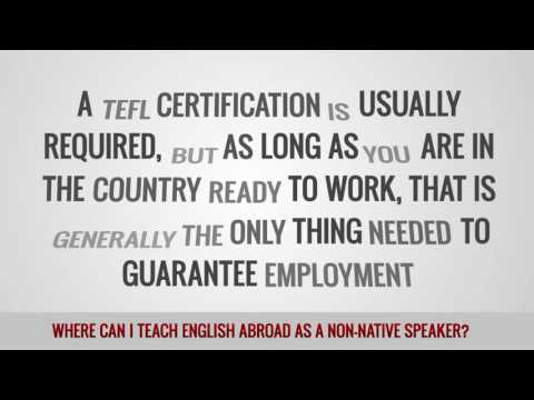 ITTT FAQs – Where can I teach English abroad as a non-native speaker?