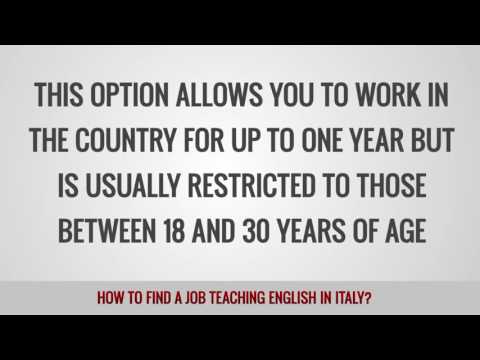 ITTT FAQs – How to find a job teaching English in Italy