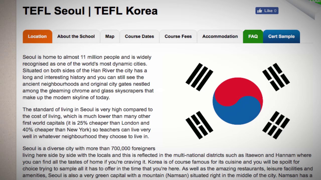 TEFL / TESOL Course in Seoul, South Korea | Teach & Live abroad!