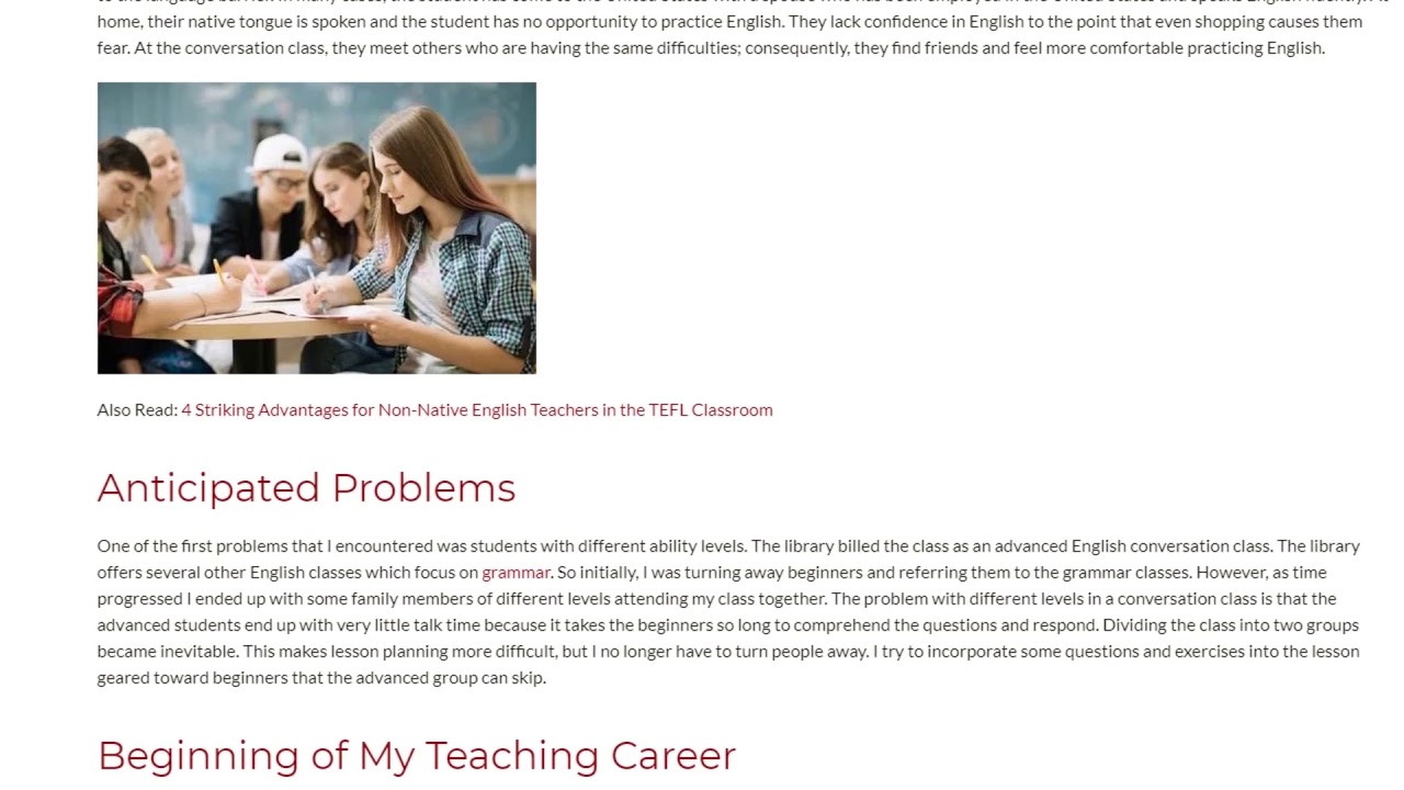 Personal Experience in Teaching Multilingual Classes in the US | ITTT TEFL BLOG