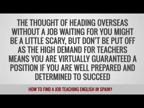 ITTT FAQs – How to find a job teaching English in Spain