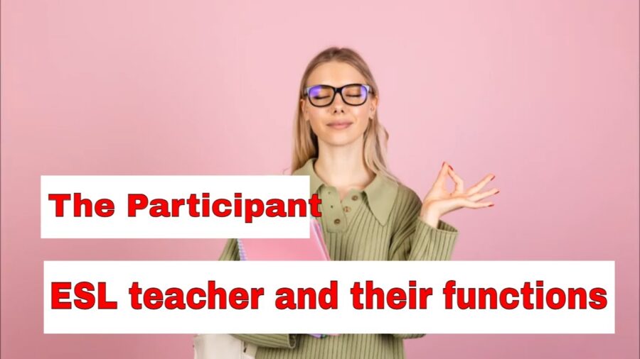 Roles A Teacher Takes On In The ESL Classroom The Participant tefl