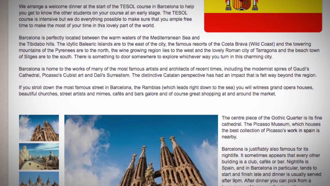 TESOL Course in Barcelona, Spain | Teach & Live abroad!