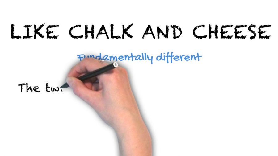Chalk and Cheese Ask Linda! Idioms