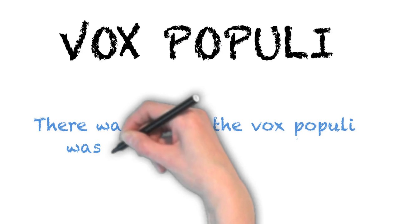 Ask Linda How To Pronounce ‘VOX POPULI’