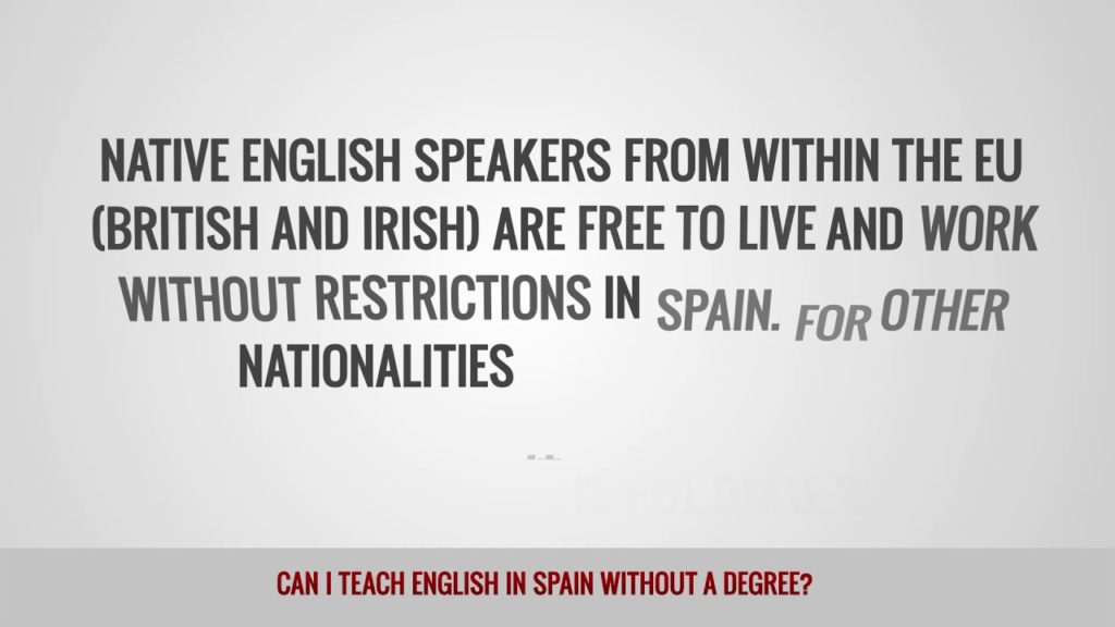 ITTT FAQs Can I teach English in Spain without a degree? tefl