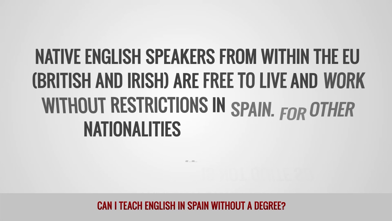 ITTT FAQs – Can I teach English in Spain without a degree?