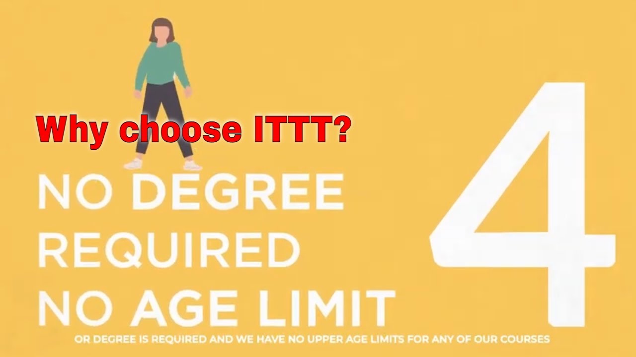 Why choose ITTT: TEFL certification without degree and age limits