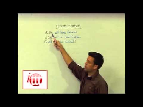 English Grammar – Future Perfect – Structure – Teaching English Abroad