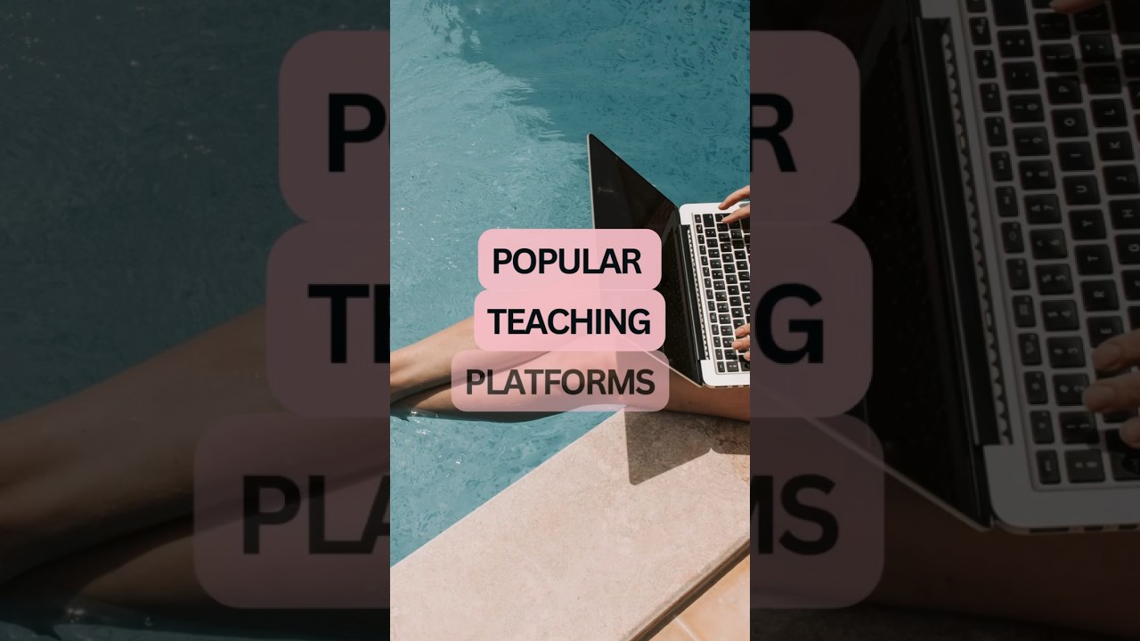 A list of some popular teaching platforms for teaching English online⚡️ #teachenglishonline #tefl