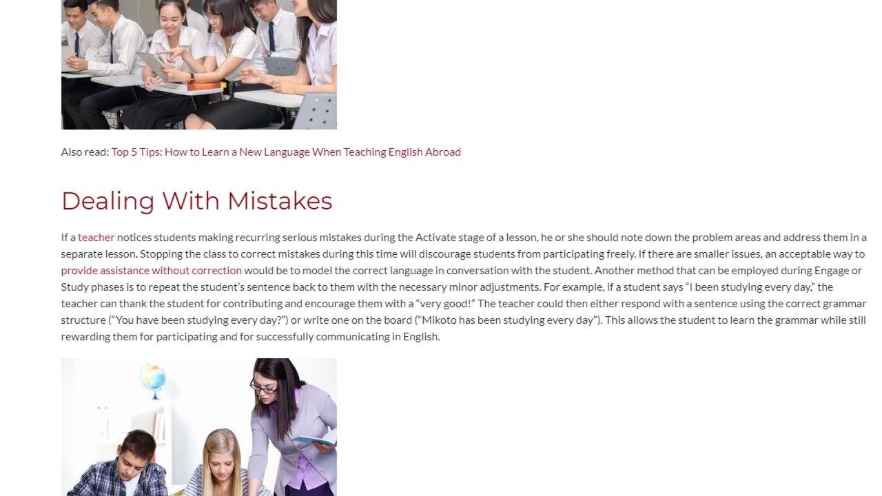 Feeling Comfortable Making Mistakes Can Really Help a Student’s Language Learning | ITTT TEFL BLOG