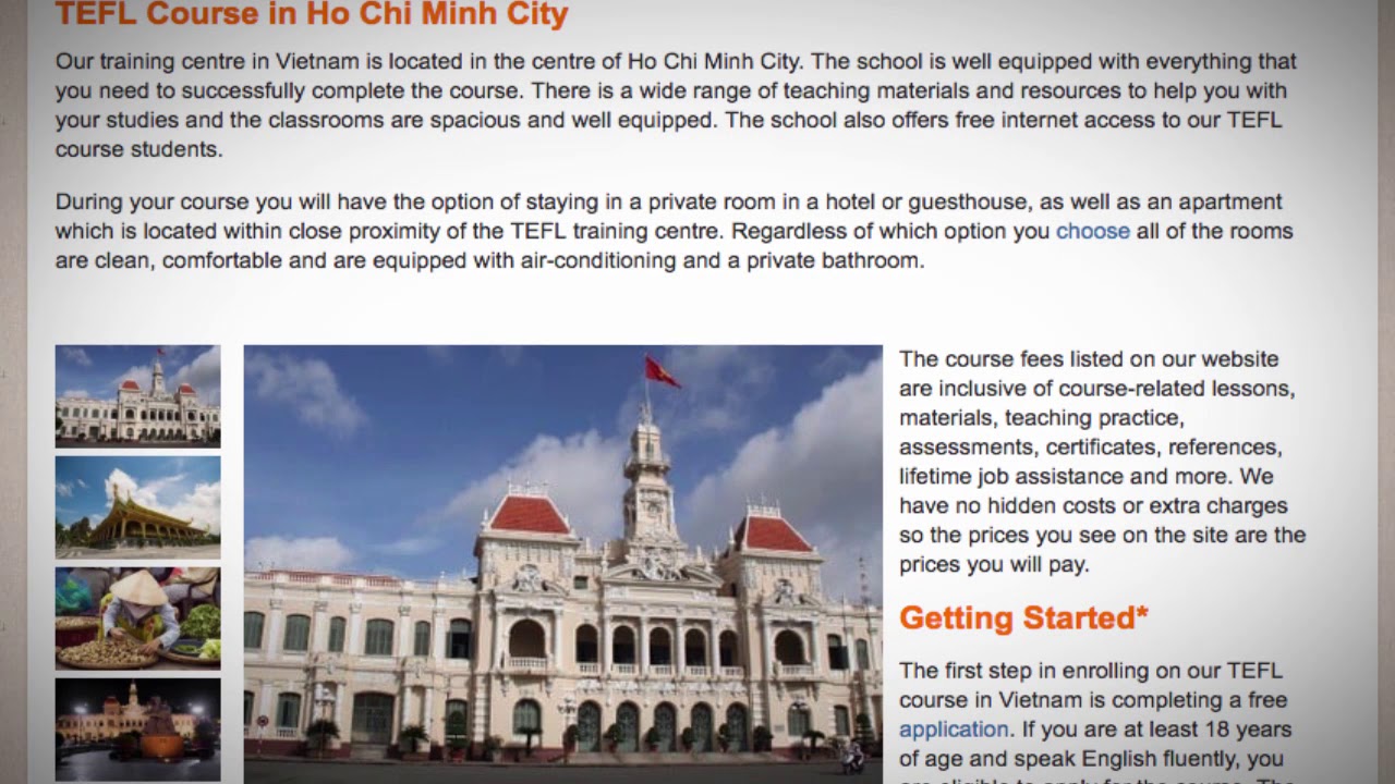 TEFL / TESOL Course in Ho Chi Minh, Vietnam | Teach & Live abroad!