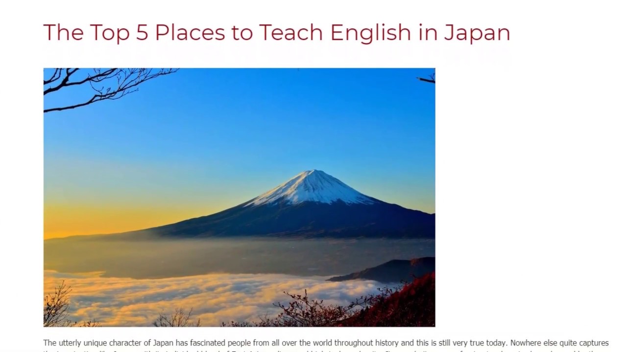 The Top 5 Places to Teach English in Japan | ITTT TEFL BLOG
