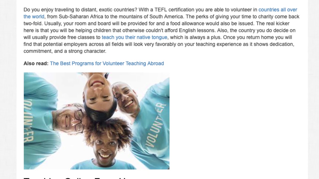 TEFL Options – Alternatives to Working in a State School or Language Center | ITTT TEFL BLOG