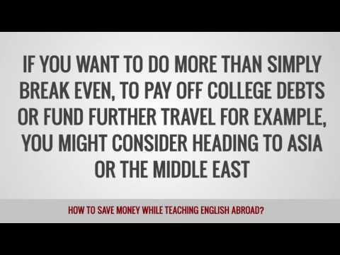 ITTT FAQs – How to save money while teaching English abroad