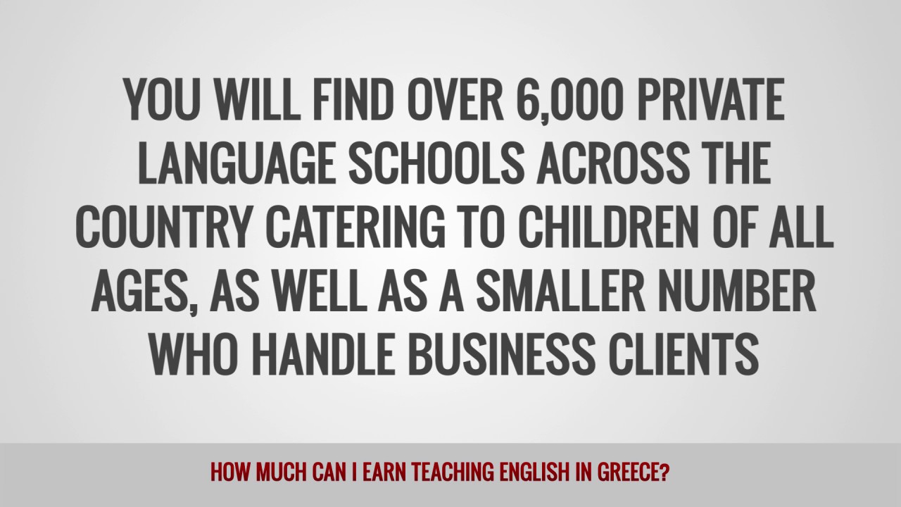 ITTT FAQs – How much can I earn teaching English in Greece?
