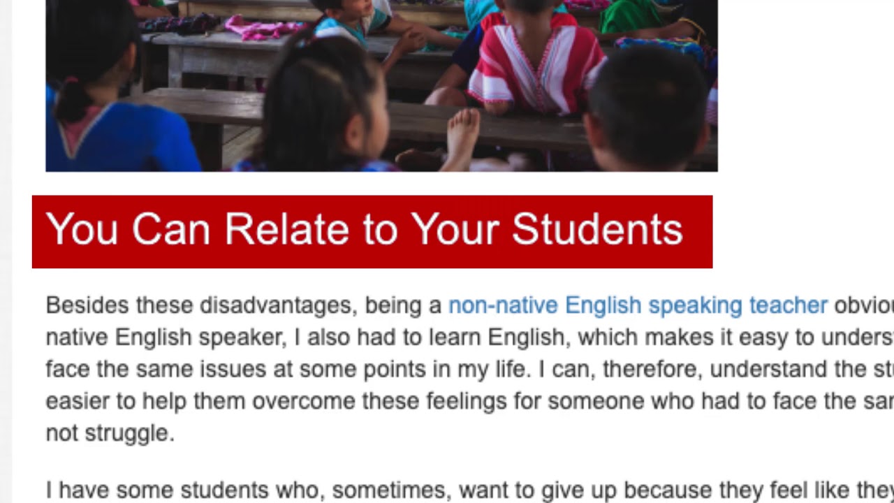 The Truth About TEFL Teaching As a Non-Native English Speaker | ITTT TEFL BLOG