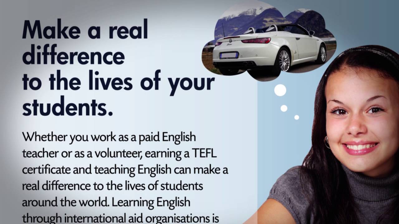 What can you do with a TEFL certificate?