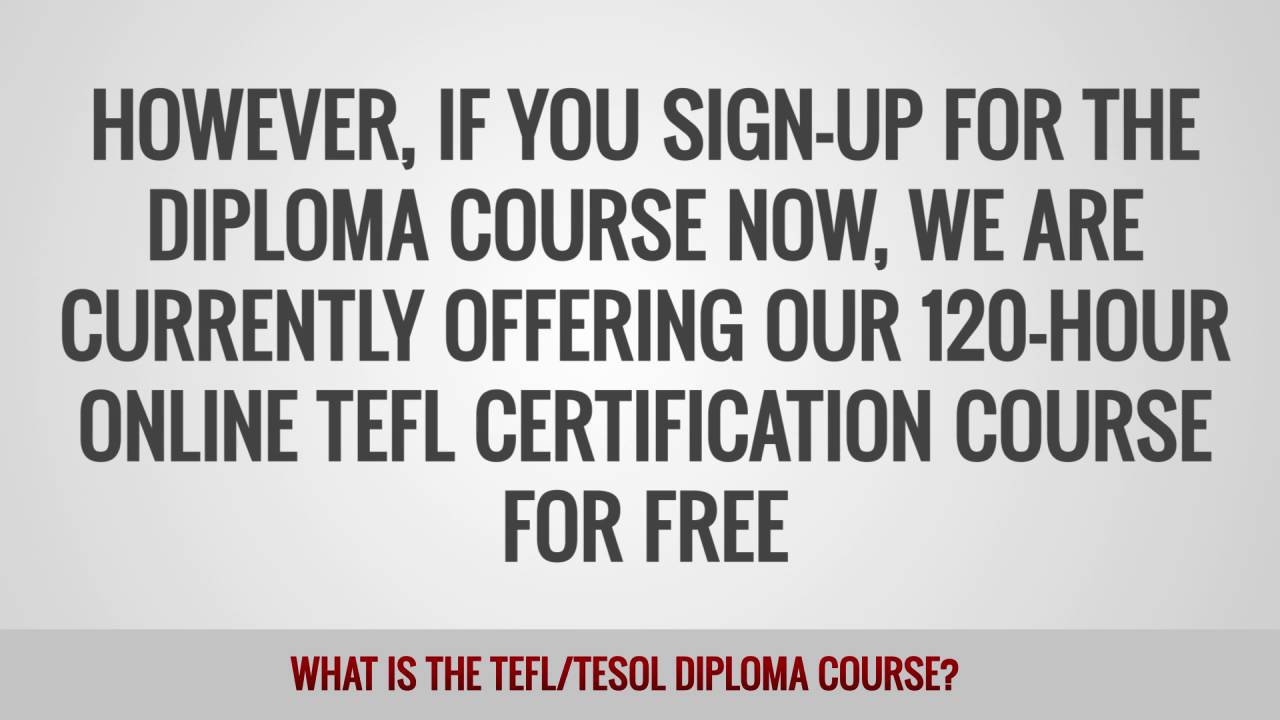 ITTT FAQs – What is the TEFL TESOL diploma course?