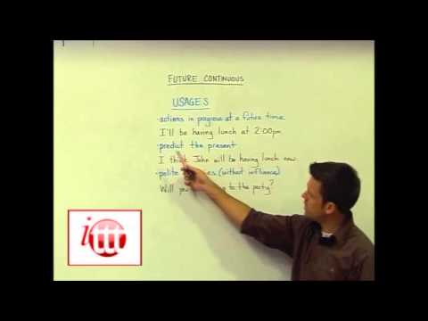 English Grammar – Future continuous – Usage – Teach English TEFL