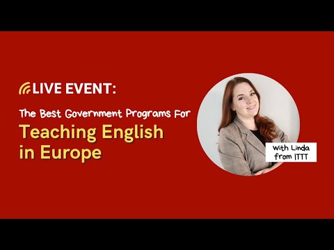 The Best Government Programs For Teaching English in Europe