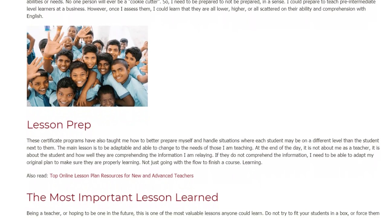 The best thing I’ve learned from my TEFL/TESOL course | ITTT TEFL BLOG