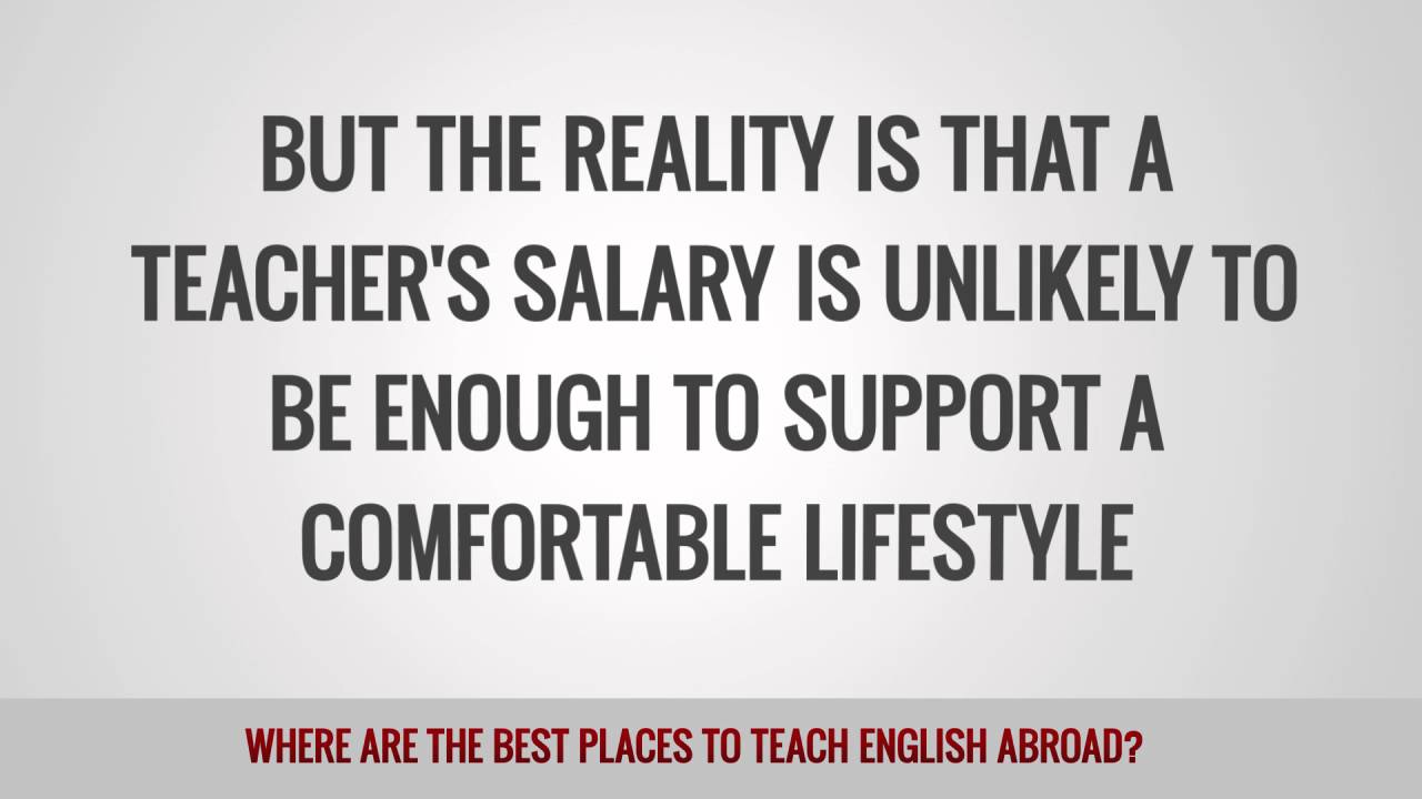Where are the best places to teach English abroad?