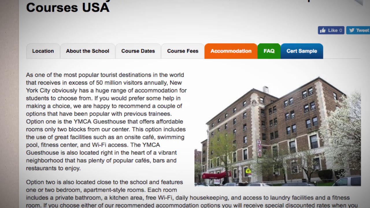 TEFL / TESOL School Accommodation in New York City, USA | Teach & Live abroad!