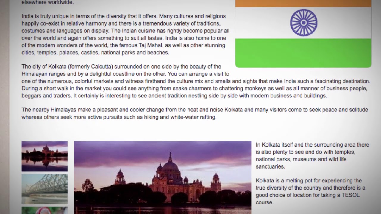 TESOL Course in Calcutta, India | Teach & Live abroad!