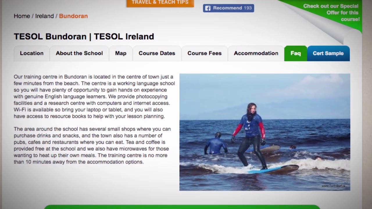 Welcome to Our TESOL School in Bundoran, Ireland | Teach & Live abroad!