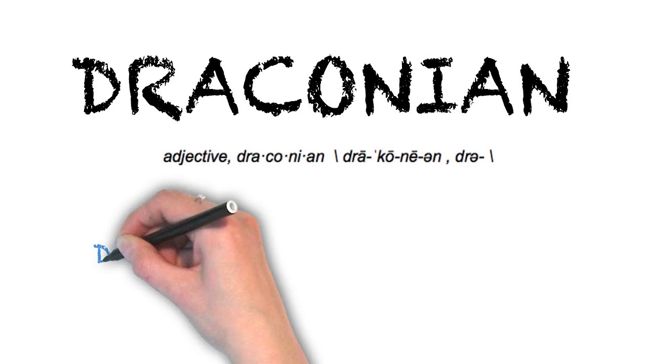 How To Pronounce ‘DRACONIAN’ | Ask Linda! | Pronunciation